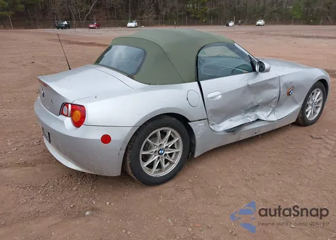 2004 BMW Z4 2.5I from USA, damaged, VIN 4USBT33544LS51112